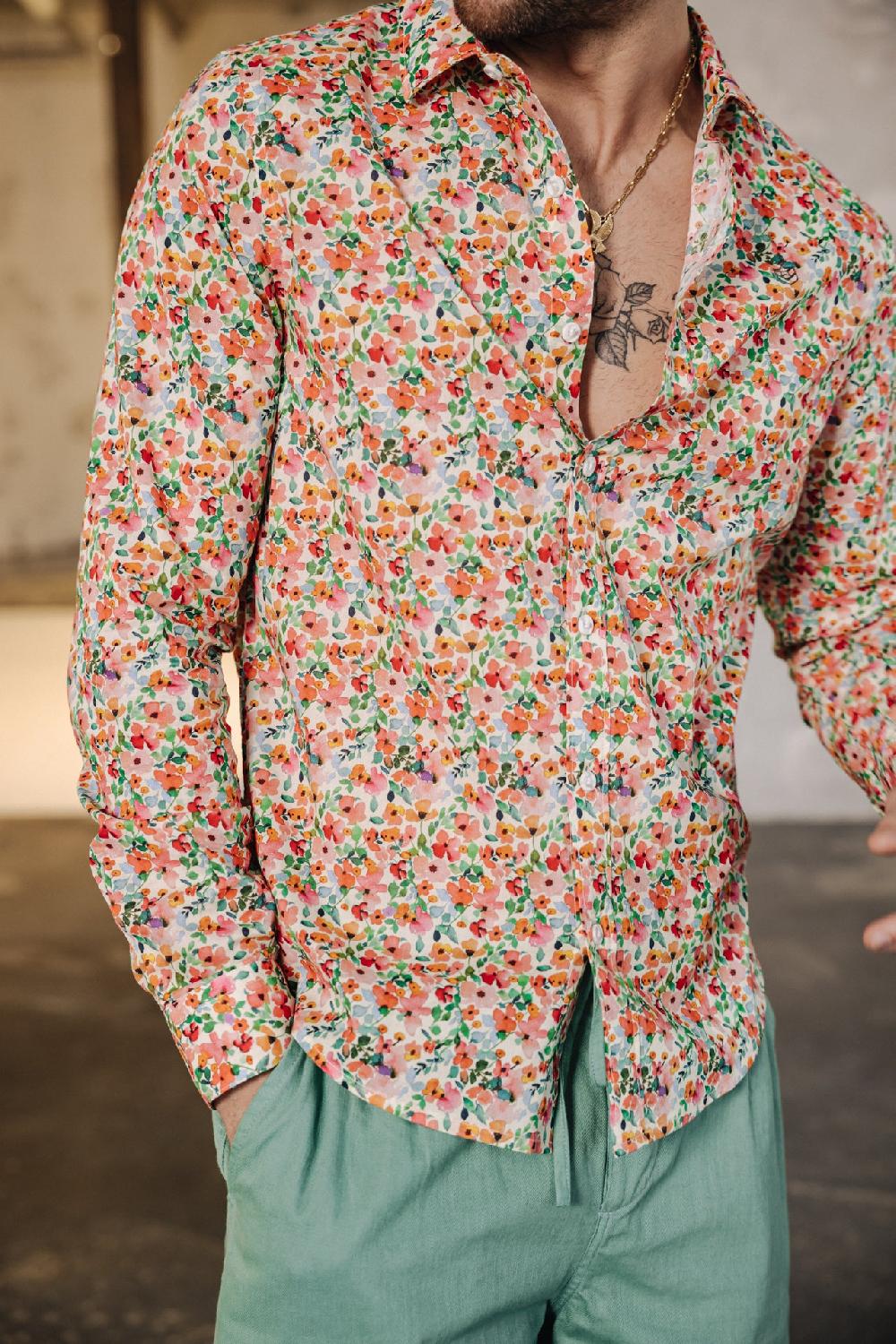 Freeman T. Porter Yoris Prados Chemise Ajustée Homme Original