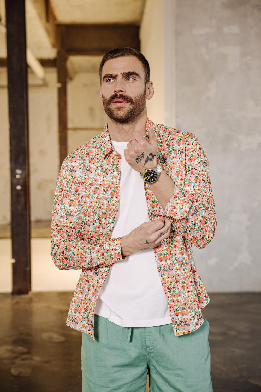 Freeman T. Porter Yoris Prados Chemise Ajustée Homme Original