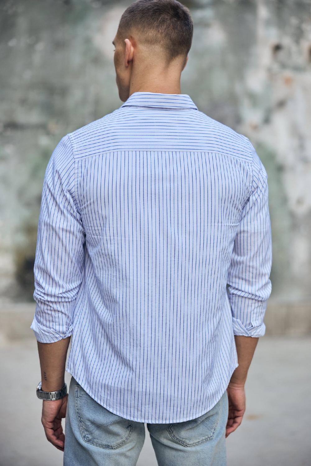 Freeman T. Porter Yoris Rayo Chemise Ajustée Homme Off White