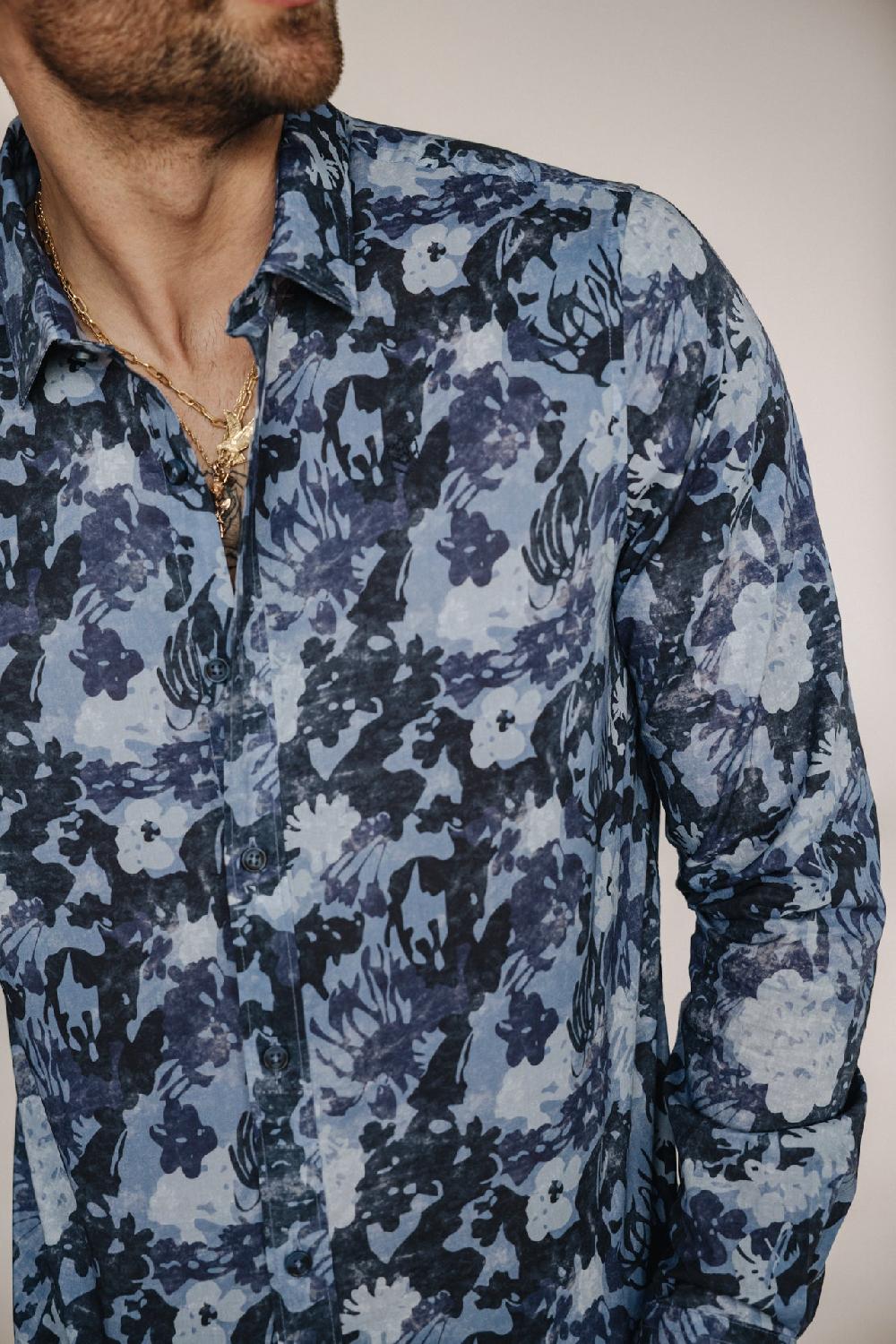Freeman T. Porter Yoris Reef Chemise Ajustée Homme Original