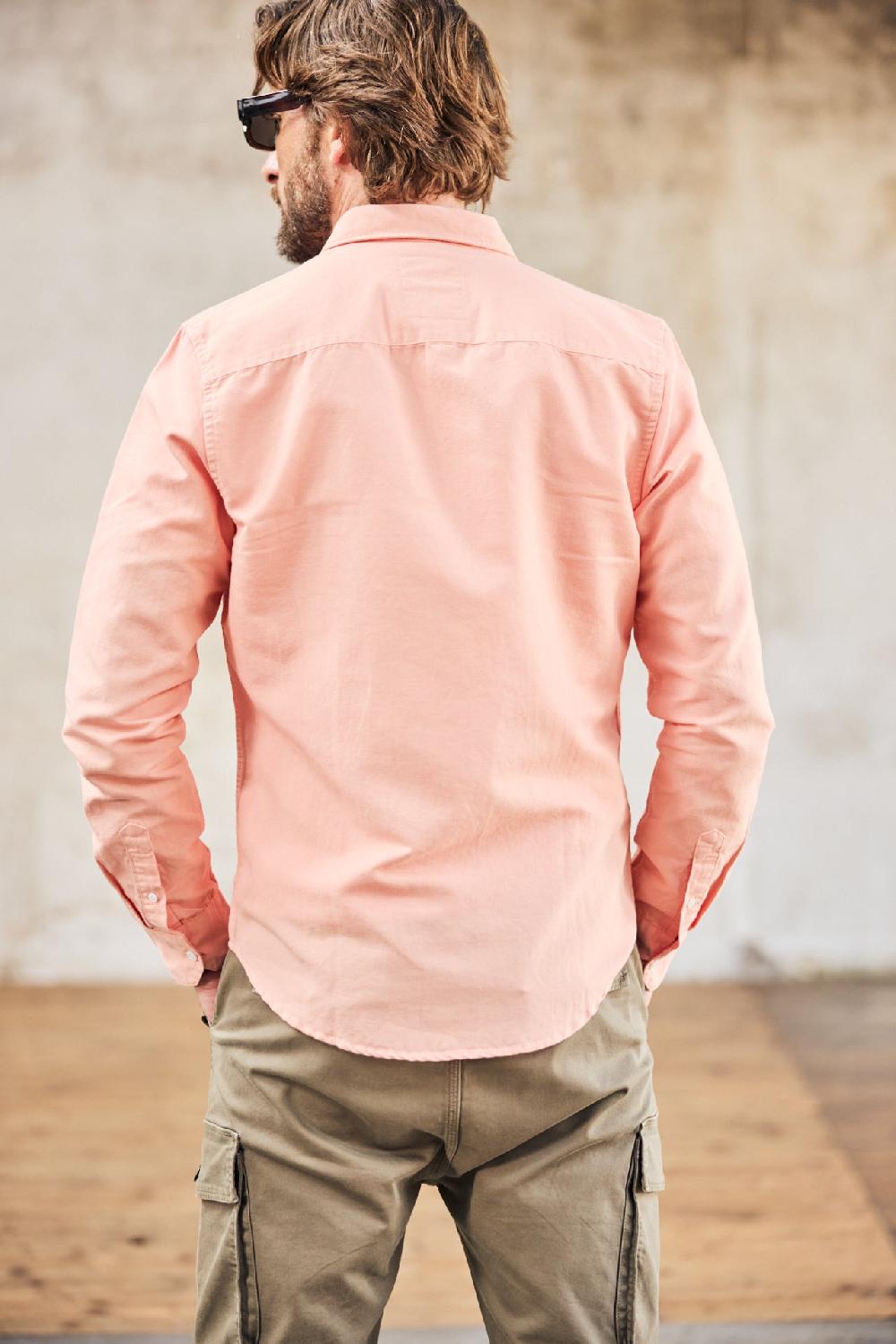 Freeman T. Porter Yoris Swindown Chemise Ajustée Homme Dusty Pink