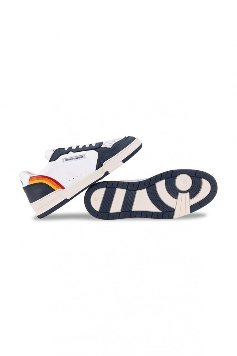 French Disorder Baskets ICONIC RAINBOW Navy