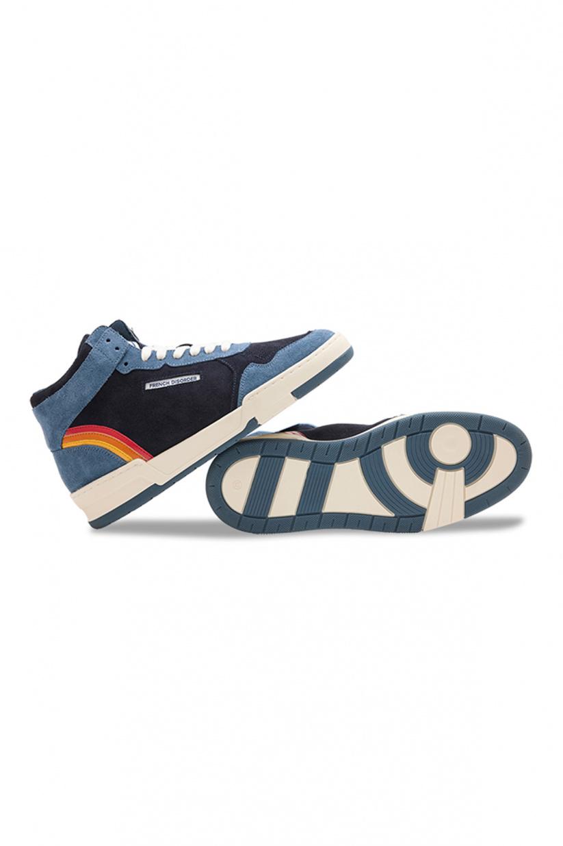 French Disorder Baskets MID RAINBOW Navy