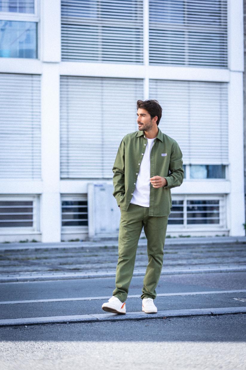 French Disorder Chemise Scott Twill Kaki