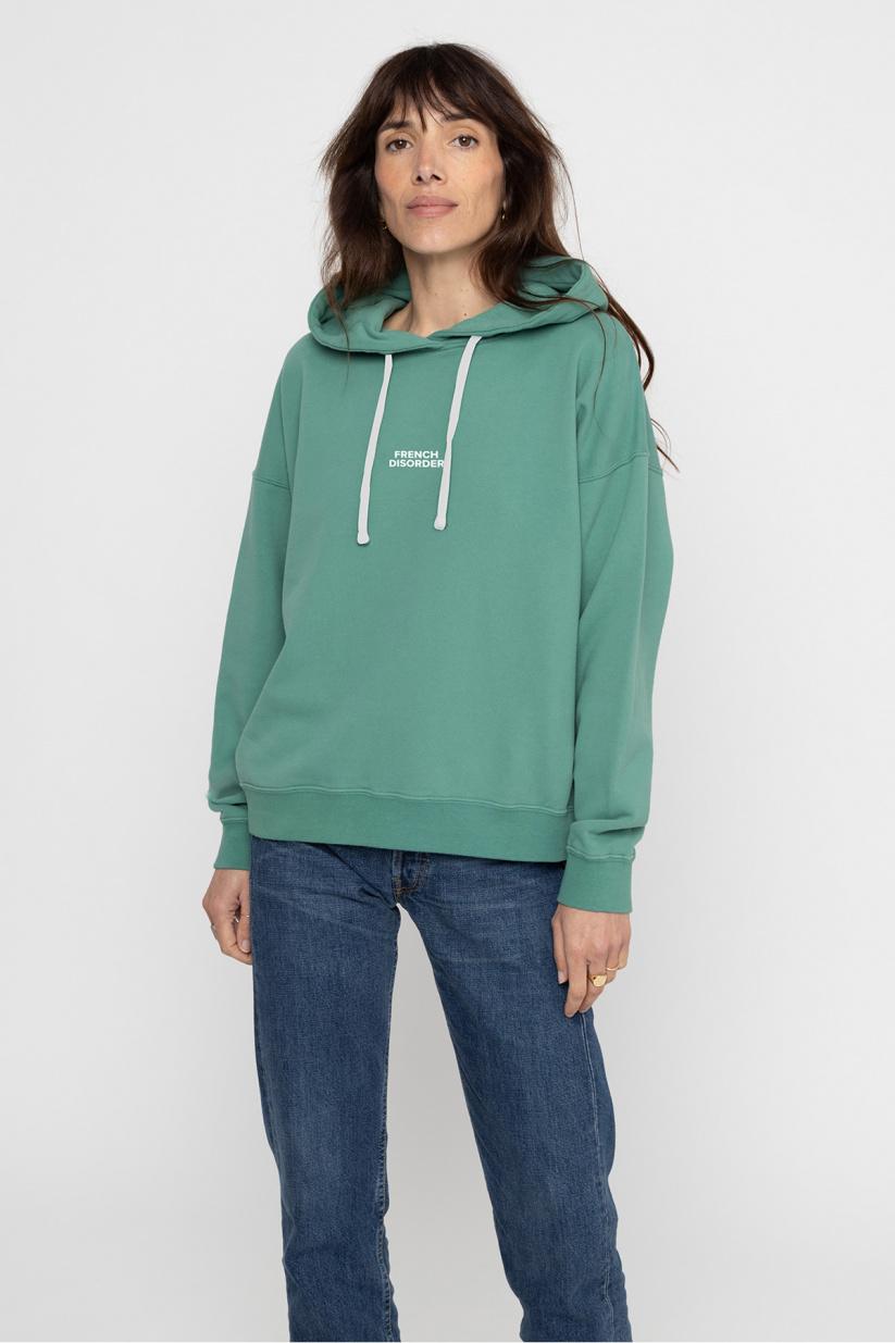 french disorder Hoodie Joy FD CAPITALE Crème