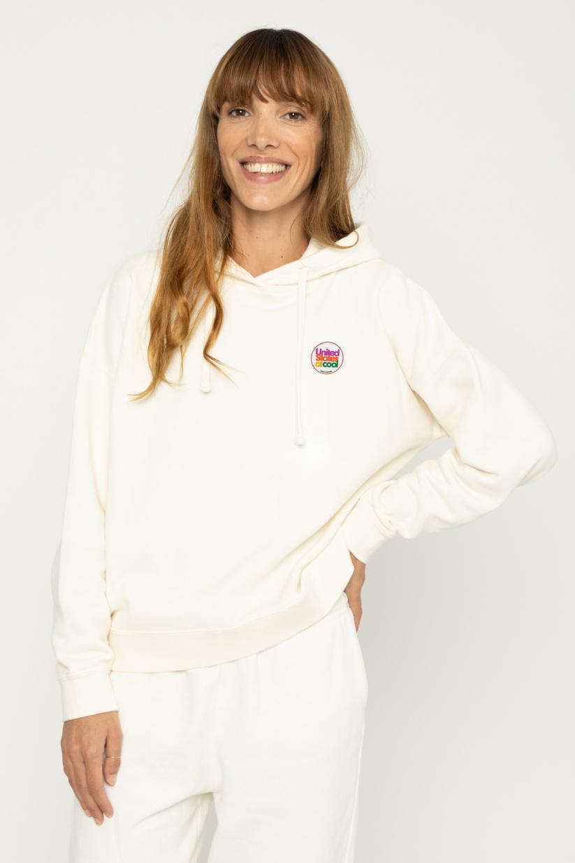 French Disorder Hoodie Joy Patch US COOL Crème