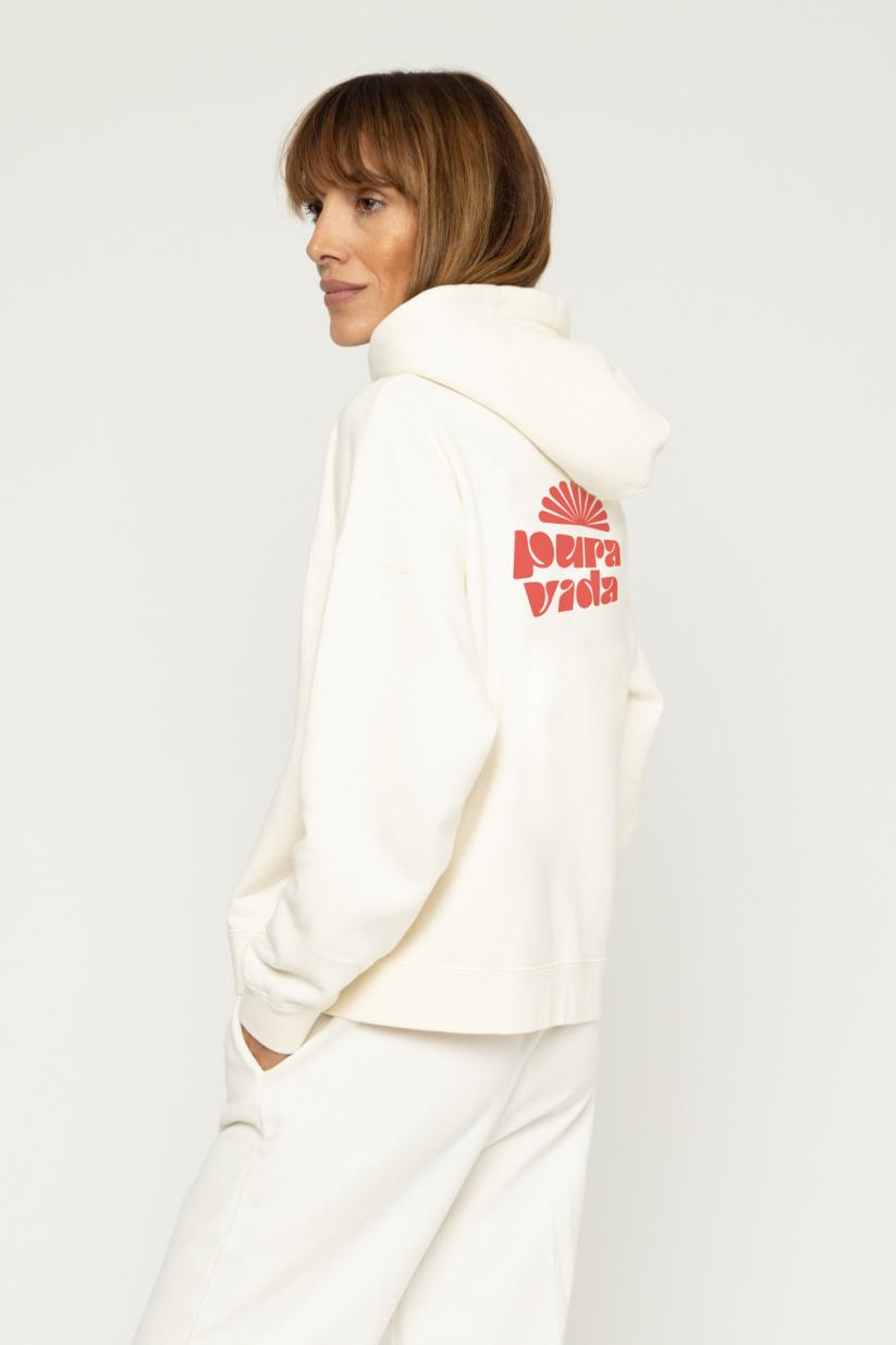 French Disorder Hoodie Joy PURA VIDA Crème