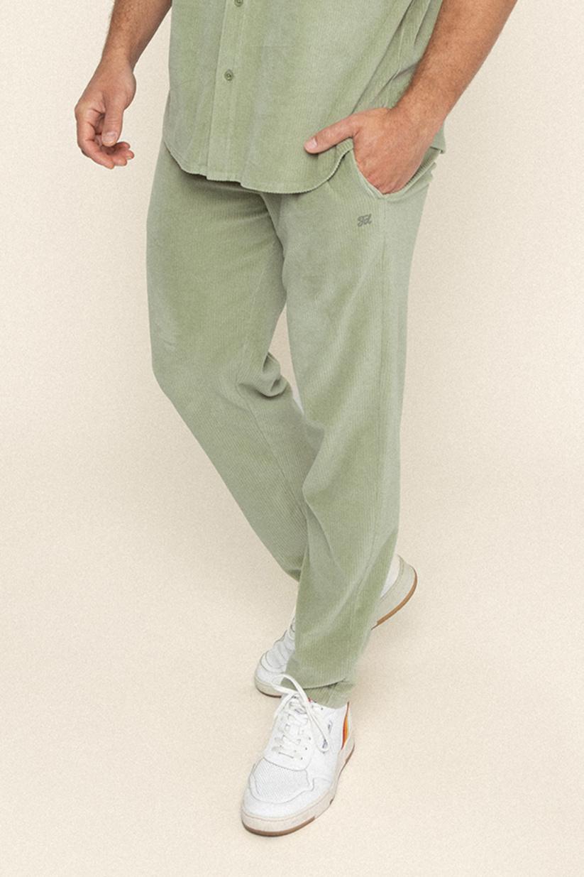 french disorder Jogger GIO Côtelé Sauge