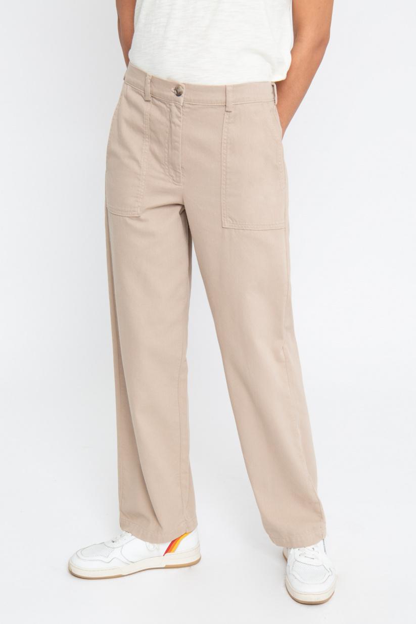 french disorder Pantalon GIULIA Twill Faded Denim