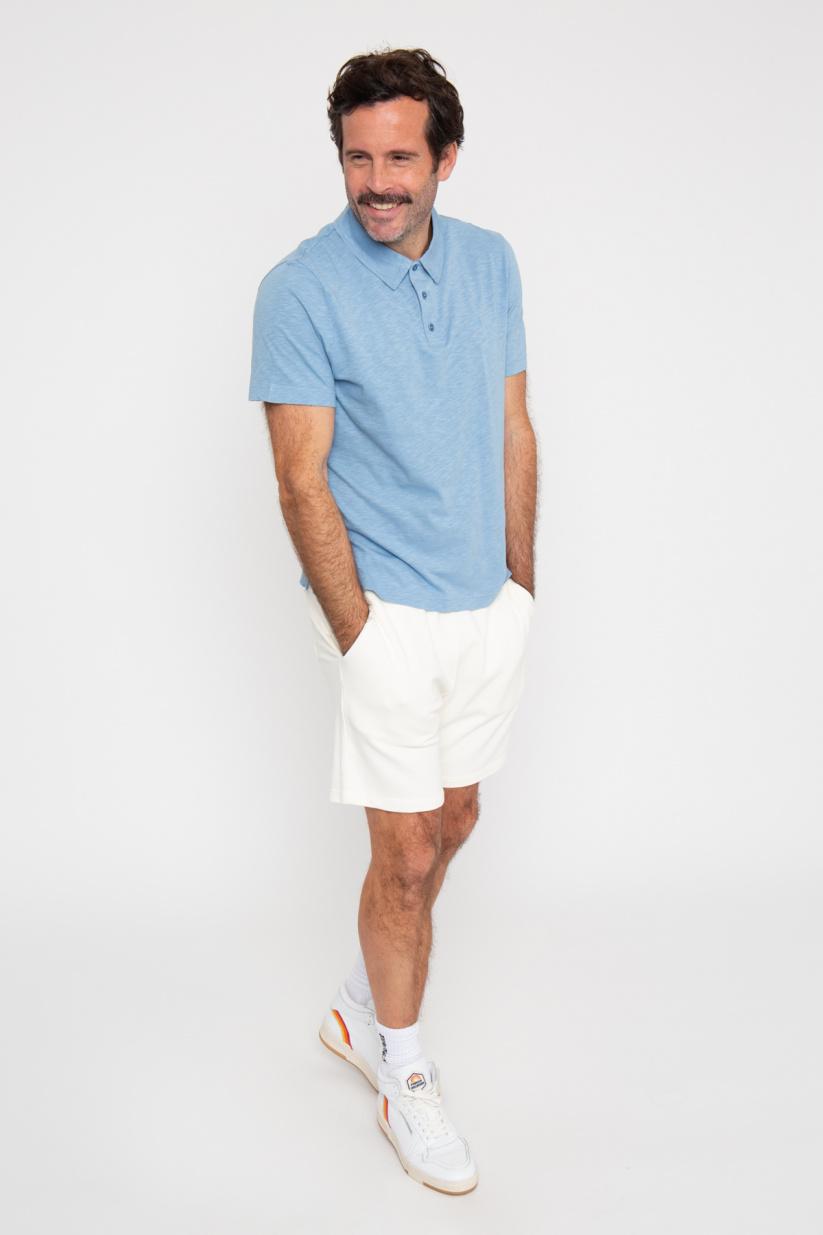 French Disorder Polo DUSTIN Flammé Crème