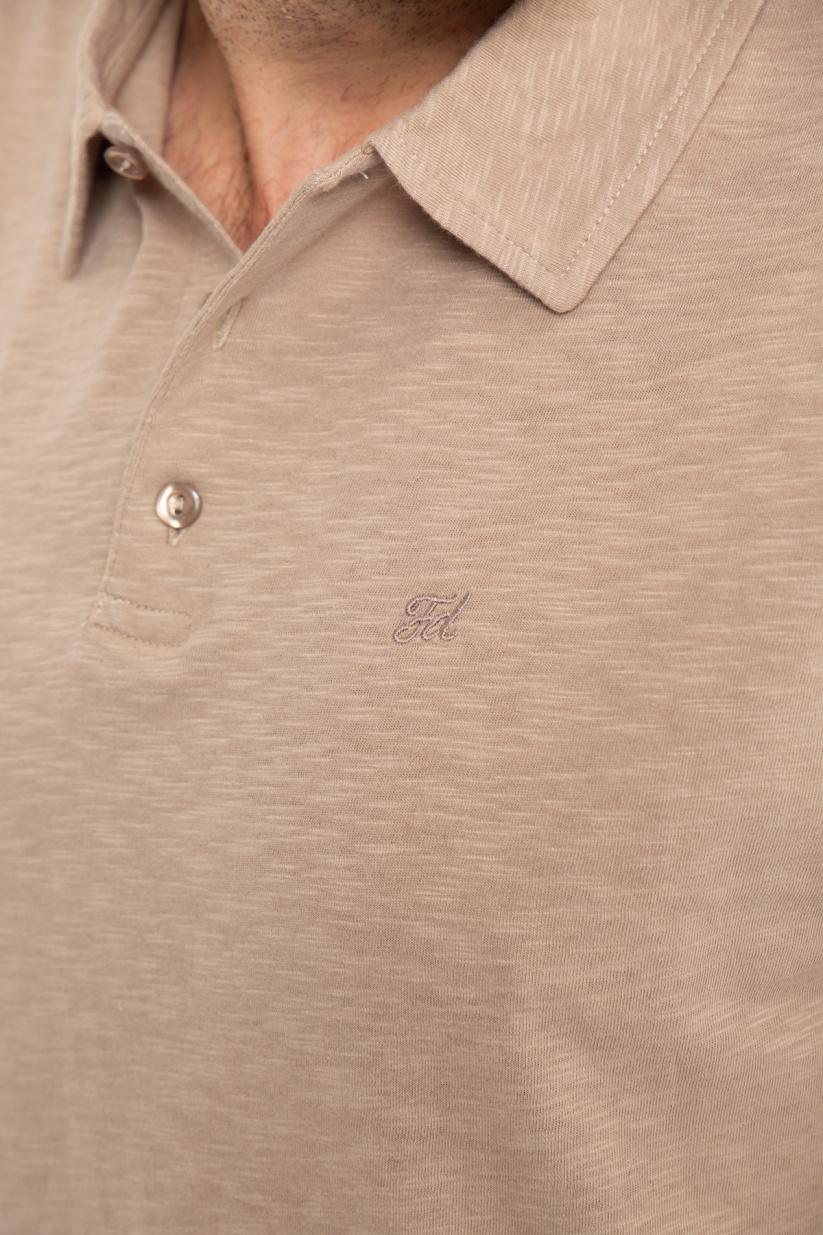 French Disorder Polo DUSTIN Flammé Crème