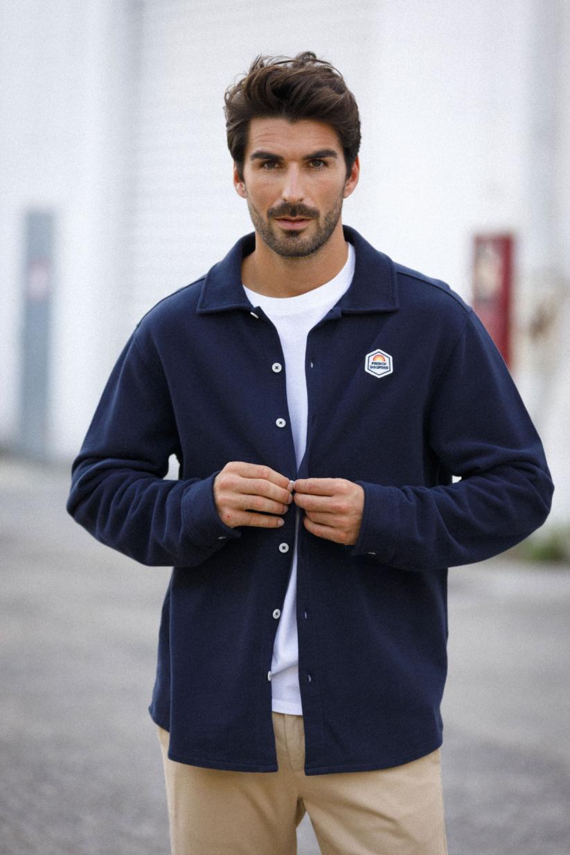 french disorder Surchemise KENT Navy