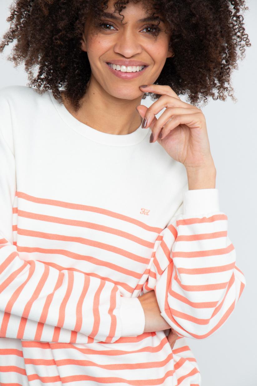 french disorder Sweat Cameron Marinière Crème