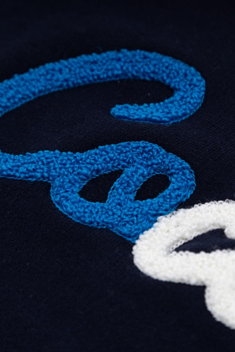 French Disorder Sweat Clyde COCORICO Broderie Navy