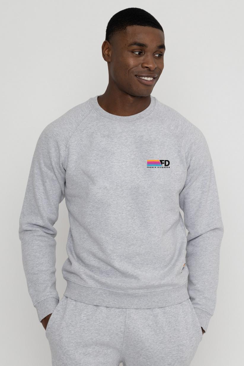 French Disorder Sweat Clyde FD COLORS Gris Chiné