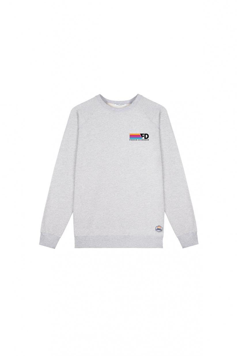French Disorder Sweat Clyde FD COLORS Gris Chiné