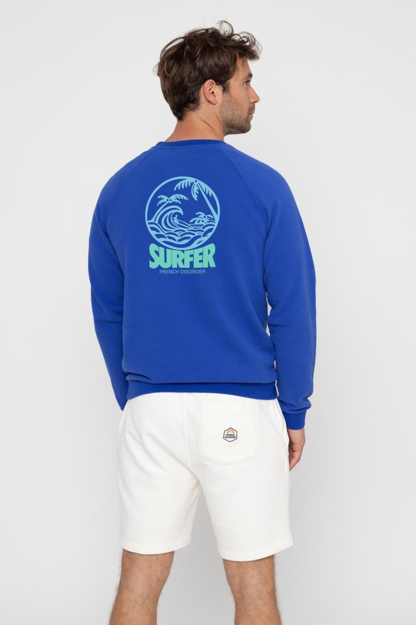 french disorder Sweat Clyde SURFER Royal Blue