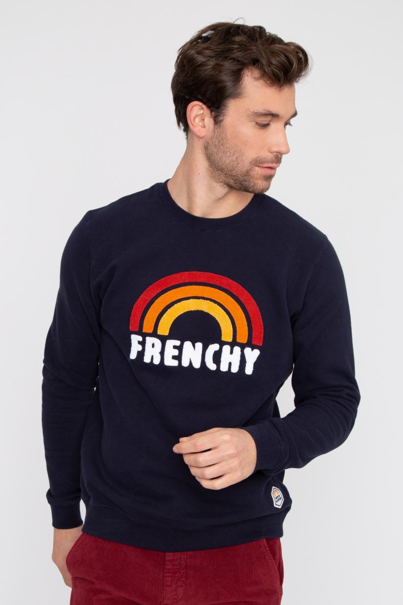 french disorder Sweat Dylan FRENCHY Broderie Navy