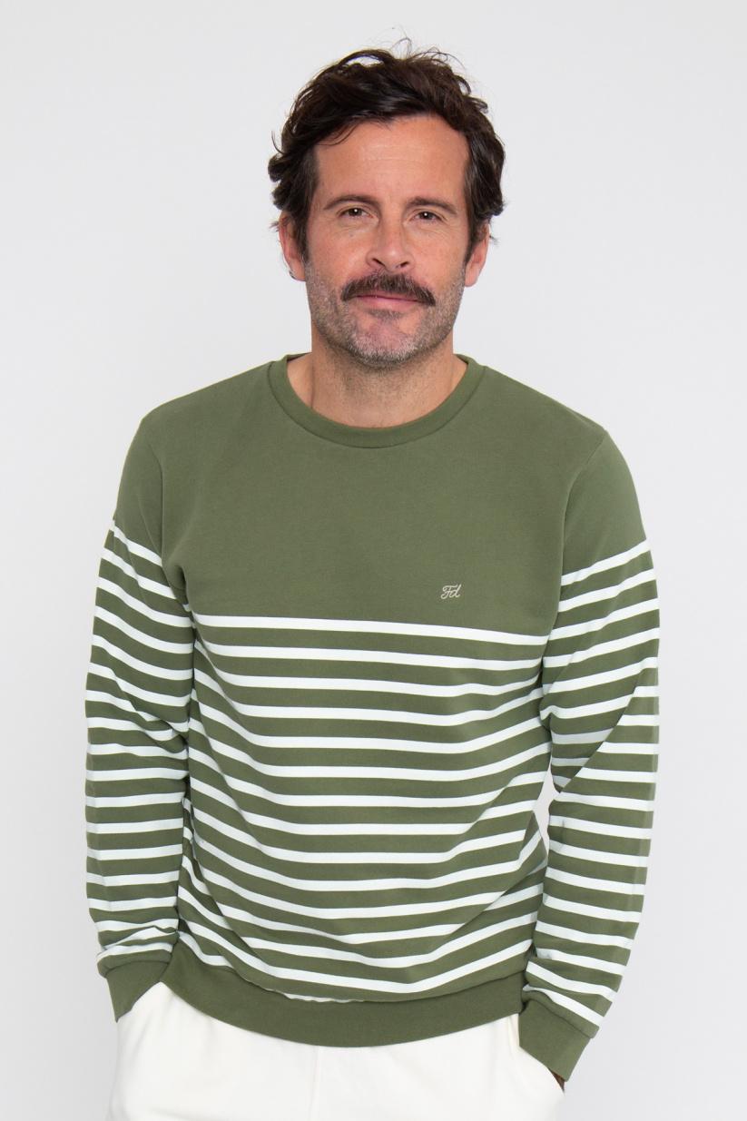 french disorder Sweat Dylan Marinière Crème