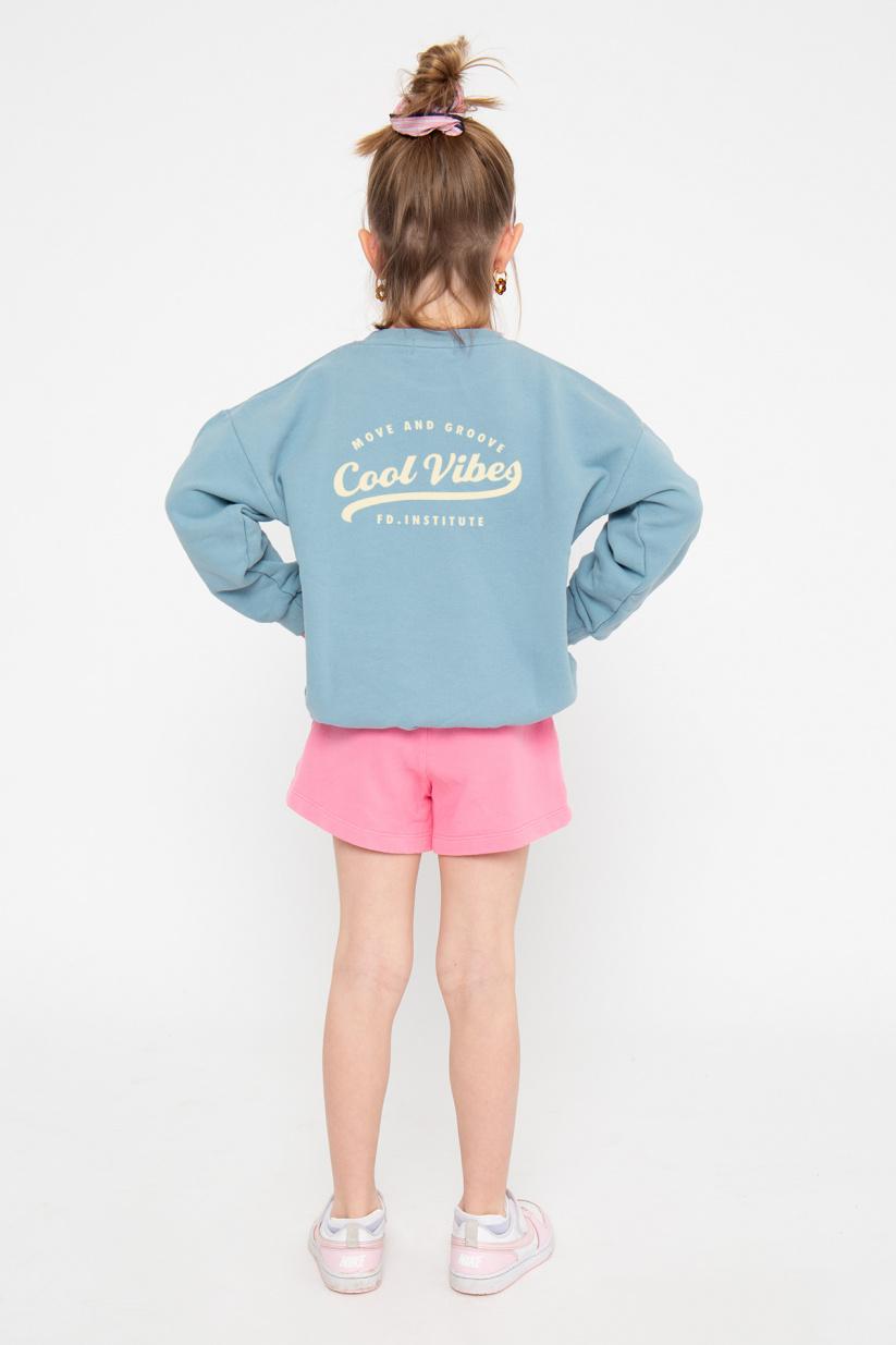 french disorder Sweat Max COOL VIBES Gris Chiné