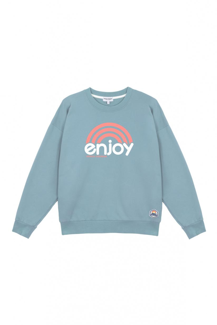 French Disorder Sweat Max ENJOY Faded Denim