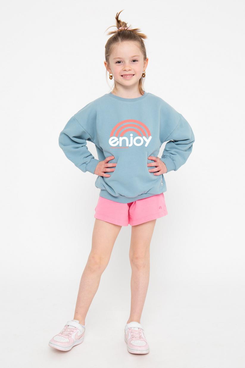 french disorder Sweat Max ENJOY Faded Denim