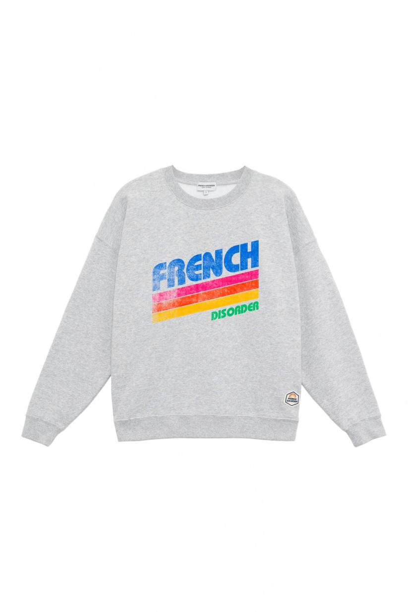 French Disorder Sweat Max FD RETRO Gris Chiné