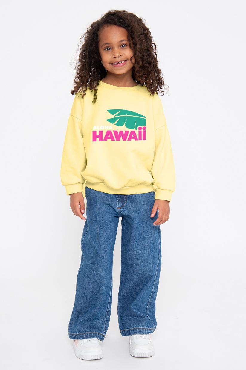 french disorder Sweat Max HAWAII Retro Yellow