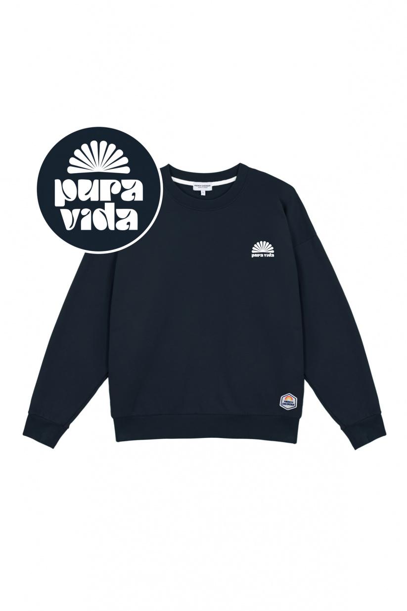 French Disorder Sweat Max PURA VIDA Navy