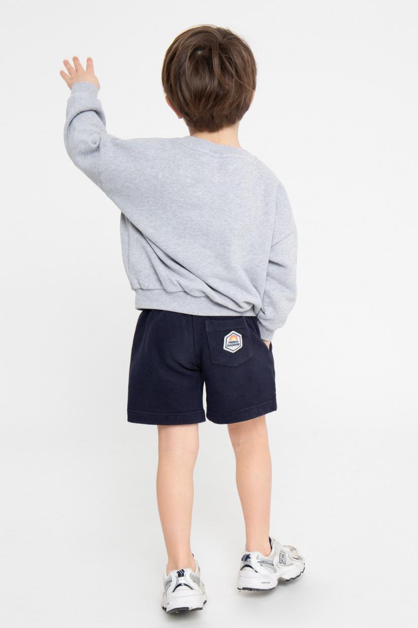 French Disorder Sweat Max SKATE PATROL Gris Chiné