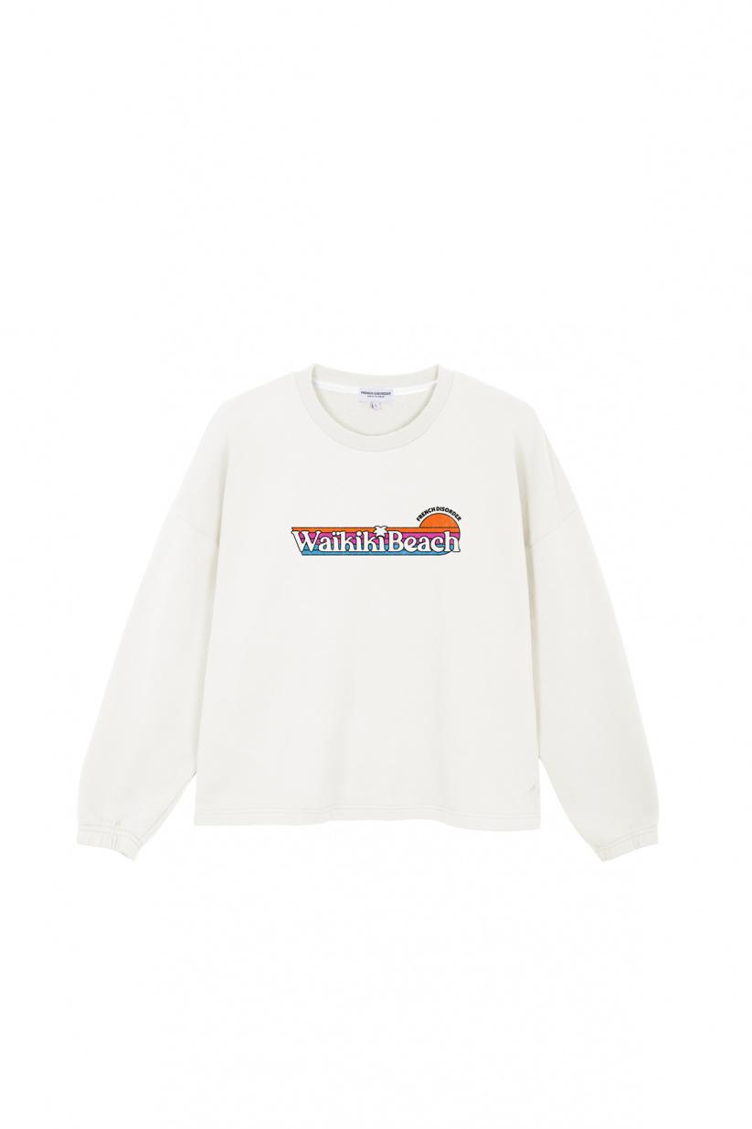 French Disorder Sweat Nora WAIKIKI BEACH Crème