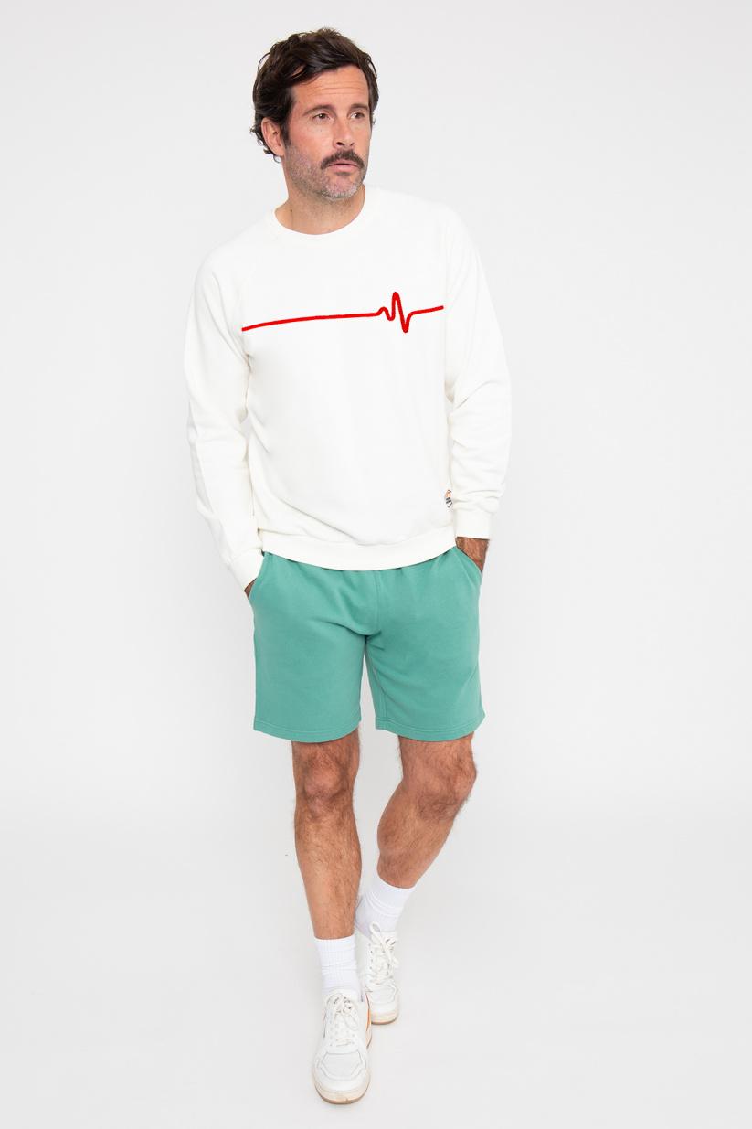 French Disorder Sweatricotin Clyde HEARTBEAT Navy