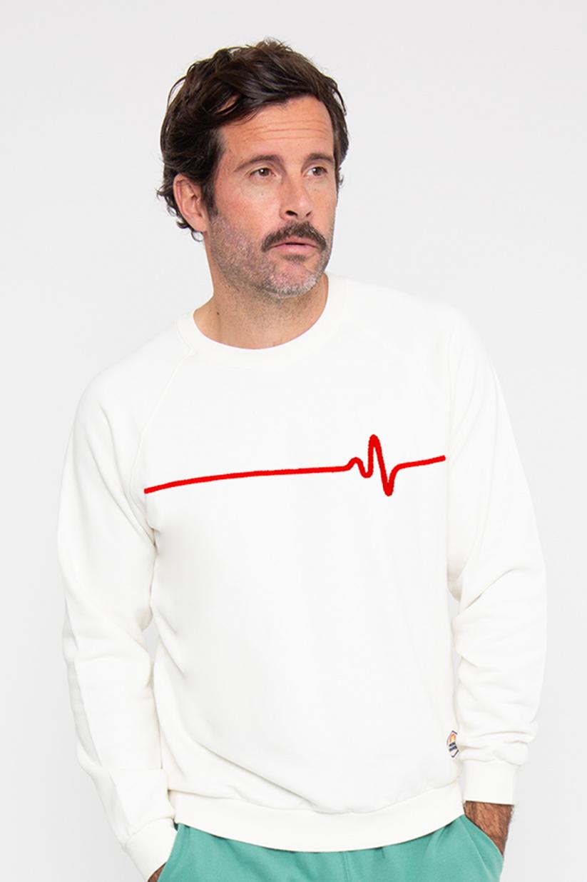 french disorder Sweatricotin Clyde HEARTBEAT Navy