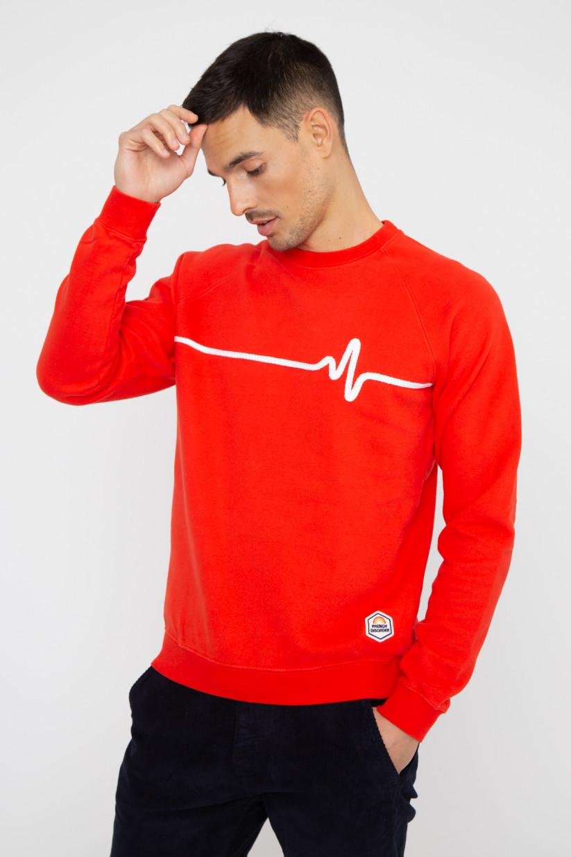 french disorder Sweatricotin Clyde HEARTBEAT Rouge