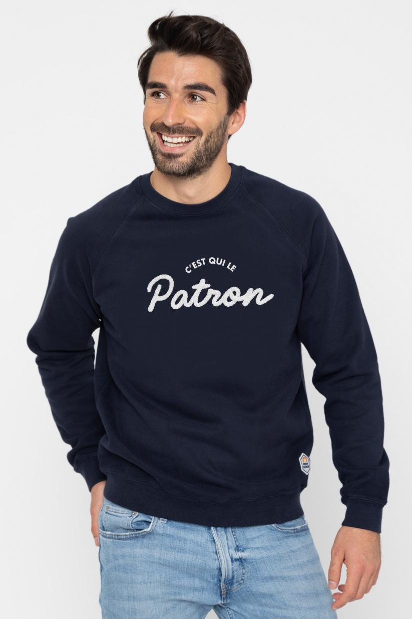 french disorder Sweatricotin Clyde PATRON Navy