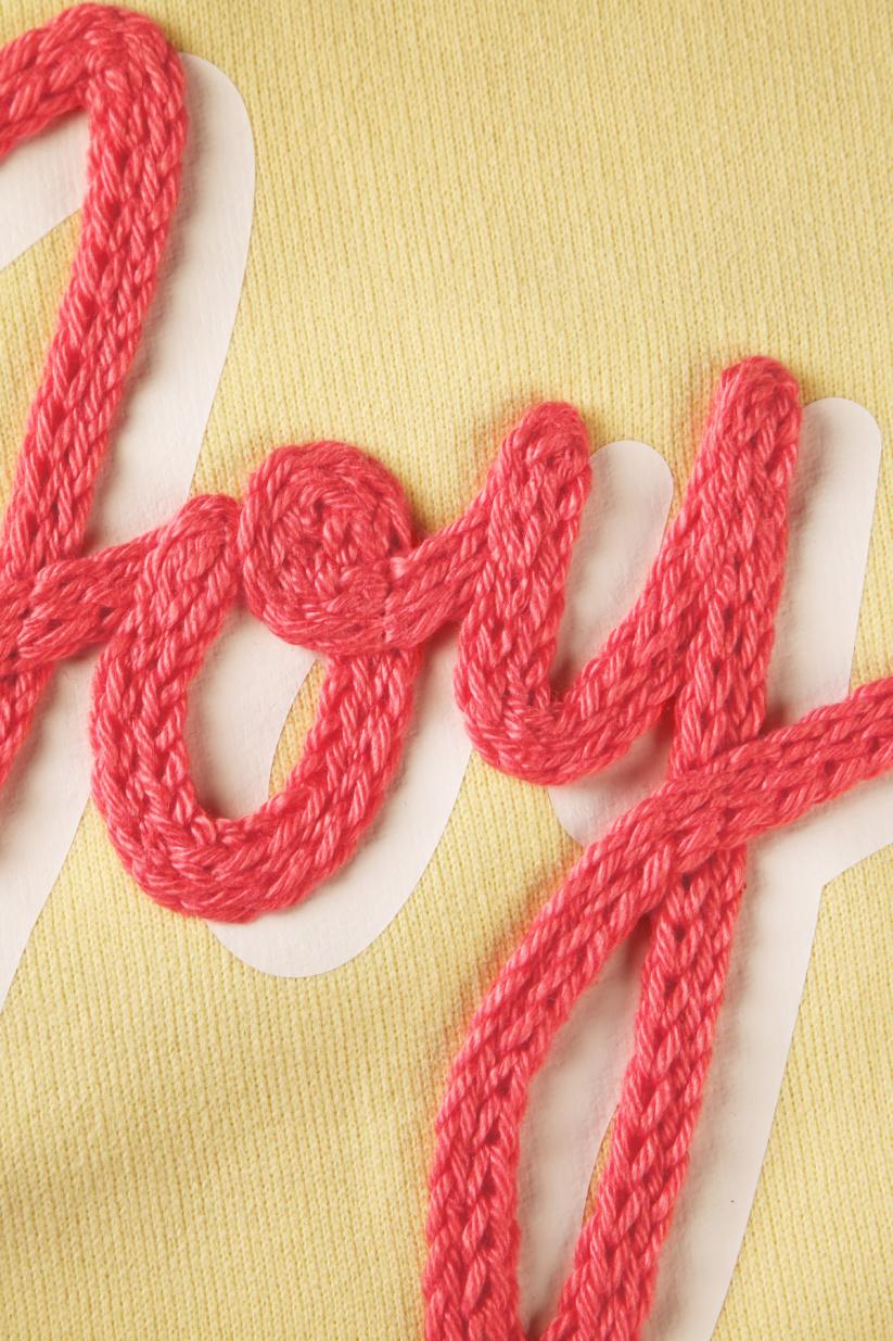 French Disorder Sweatricotin Max JOY Retro Yellow