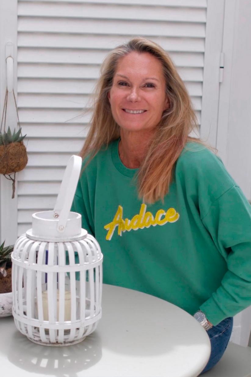 French Disorder Sweatricotin Rosie AUDACE Navy