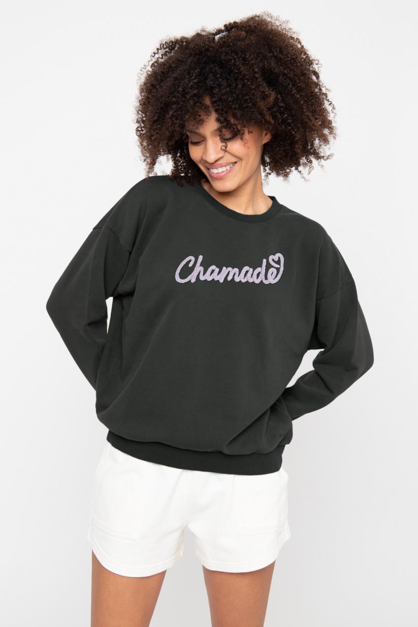 french disorder Sweatricotin Rosie CHAMADE Navy