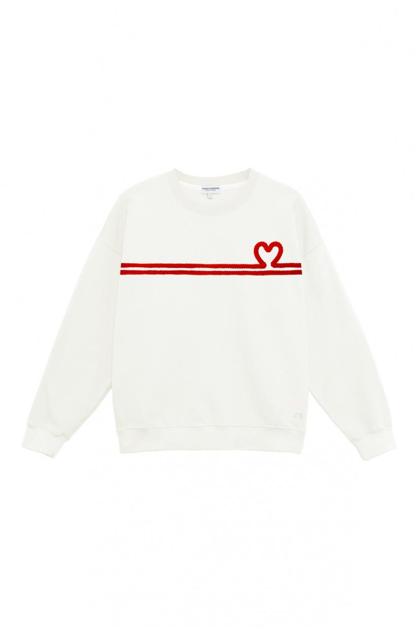 French Disorder Sweatricotin Rosie HEART Navy