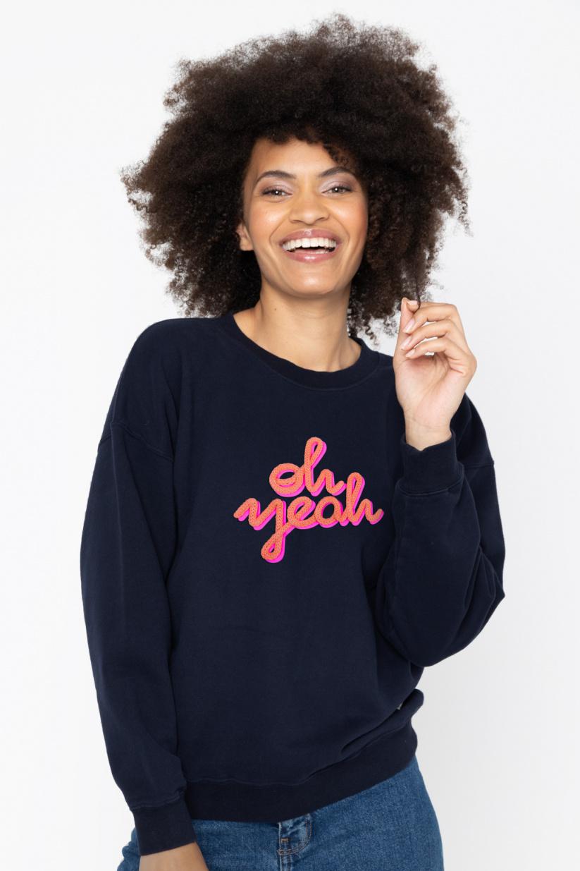 french disorder Sweatricotin Rosie OH YEAH Navy
