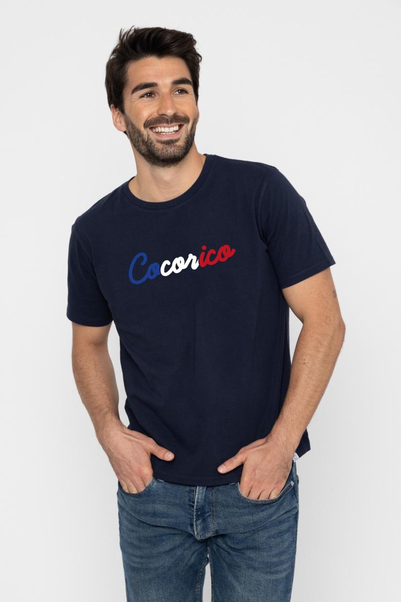 french disorder T-shirt Alex COCORICO Navy