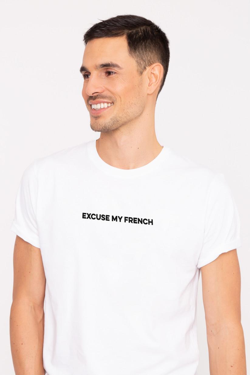 french disorder T-shirt Alex EXCUSE MY FRENCH Navy