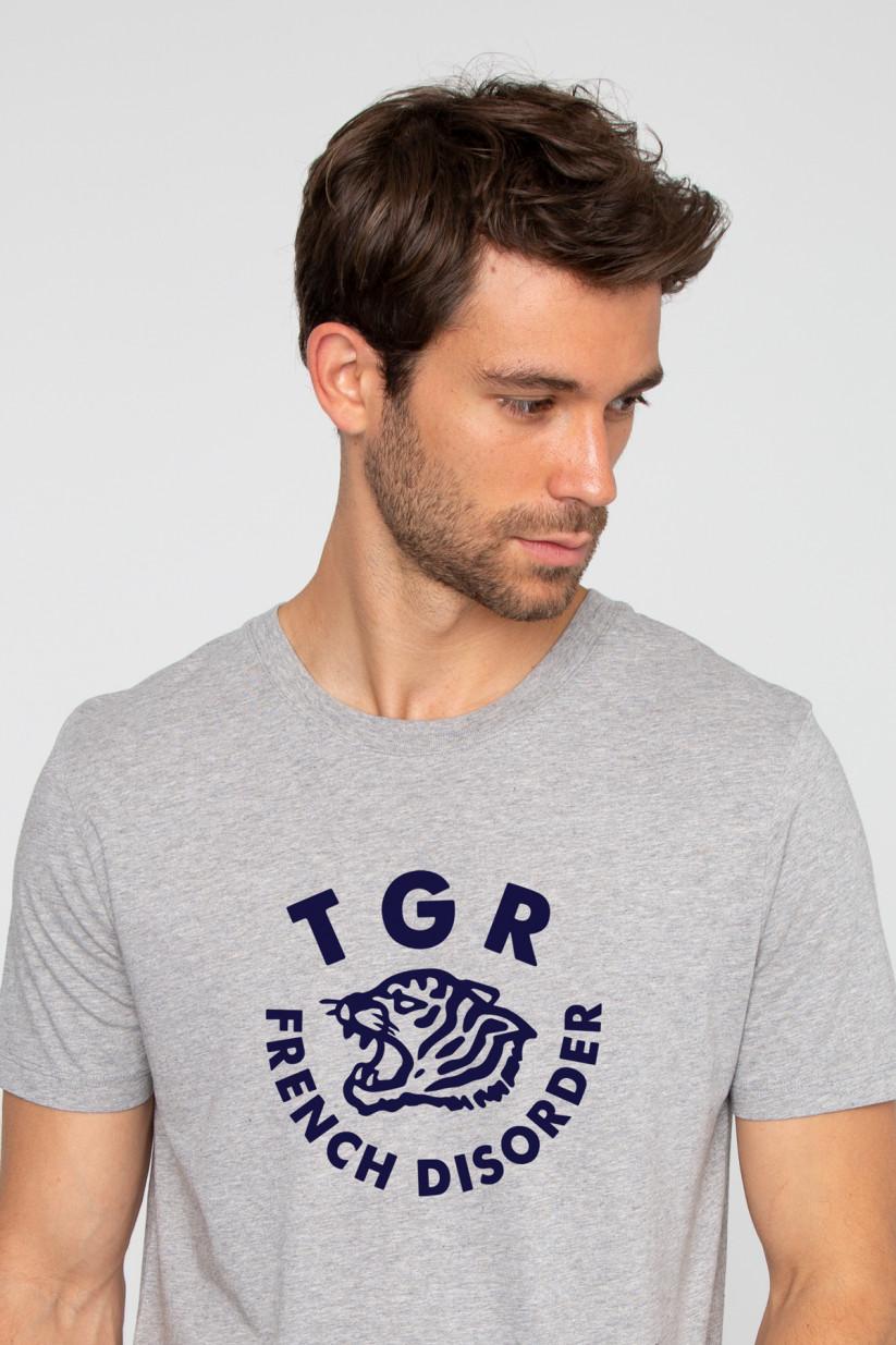 french disorder T-shirt Alex TIGER Navy