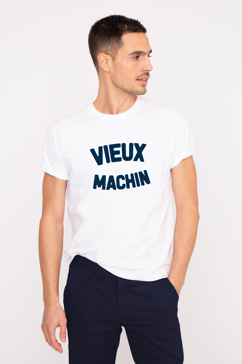 french disorder T-shirt Alex VIEUX MACHIN Navy