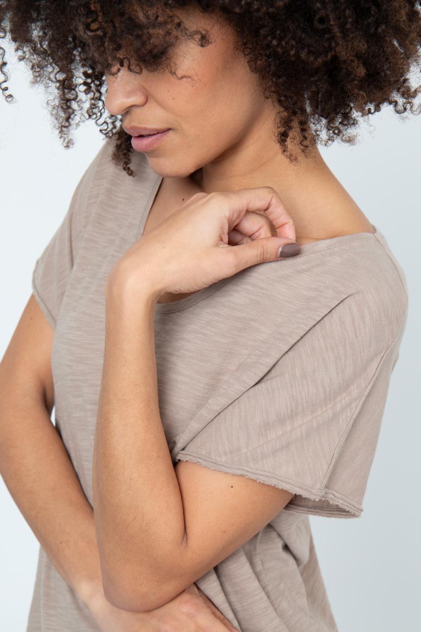 French Disorder T-shirt Cléa Flammé Crème