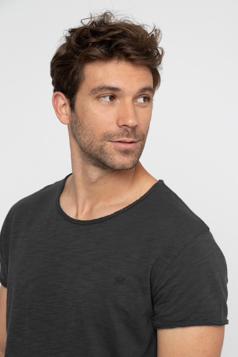 french disorder T-shirt ETHAN Flammé Anthracite