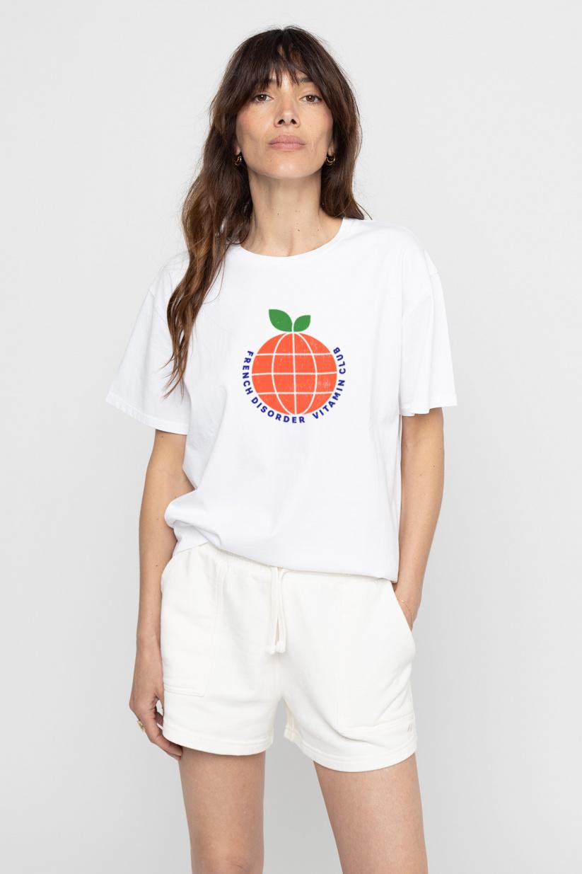 french disorder T-shirt Mika VITAMIN CLUB Blanc