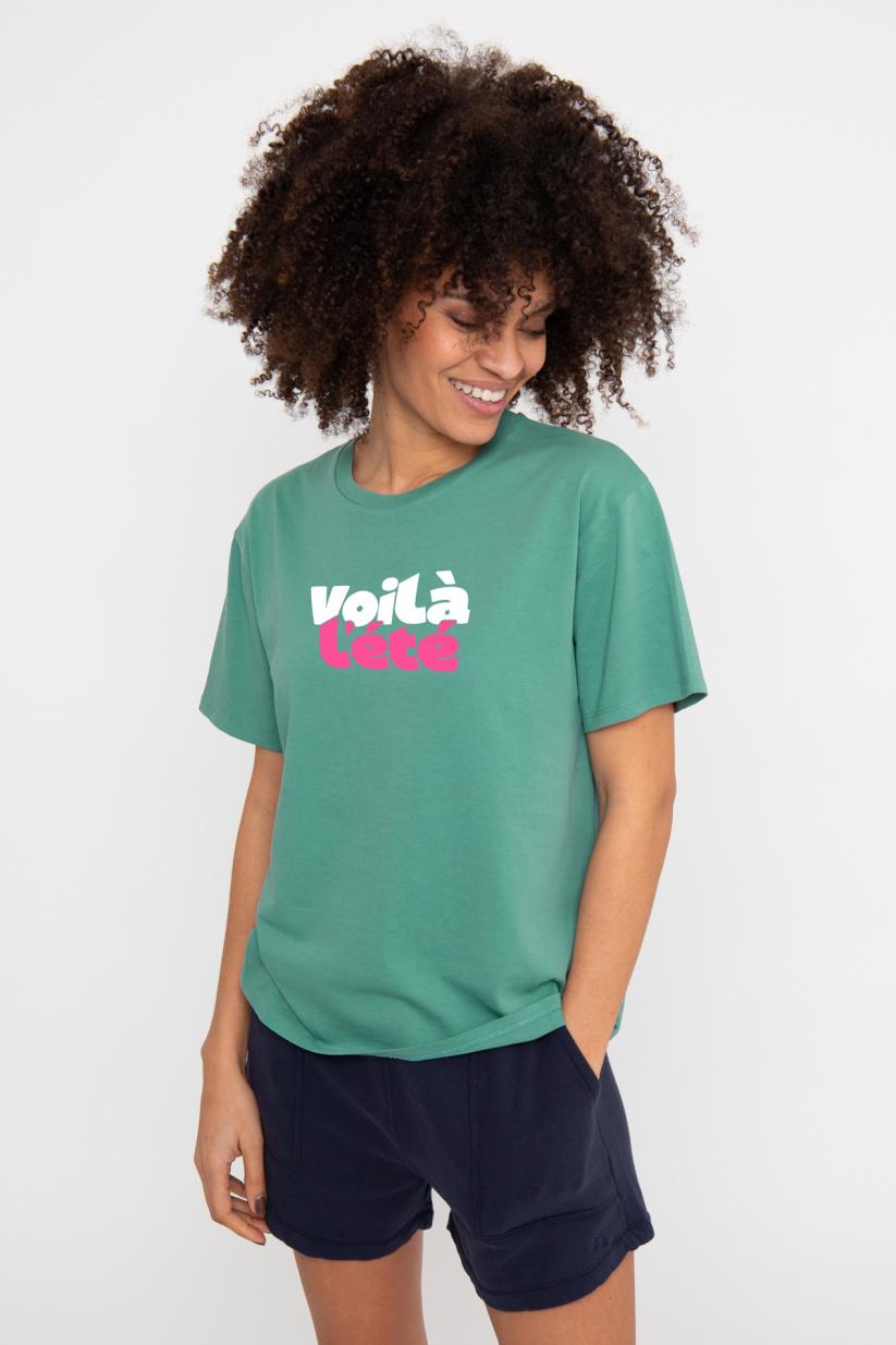 french disorder T-shirt Mika VOILA L'ÉTÉ Papaye