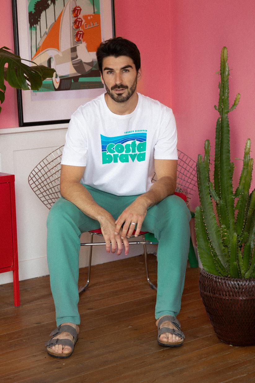 French Disorder T-shirt Mike COSTA BRAVA Blanc