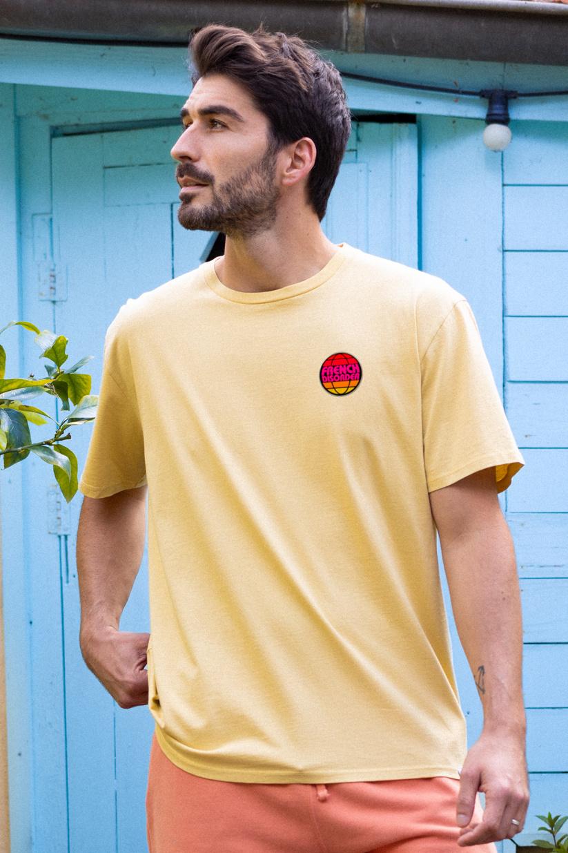 french disorder T-shirt Mike patch PLANET FD Blanc